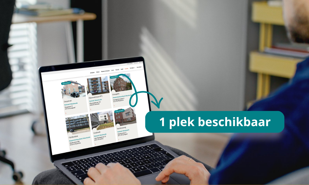 Sfeerbeeld van een laptop met daarop de website van Radar. 