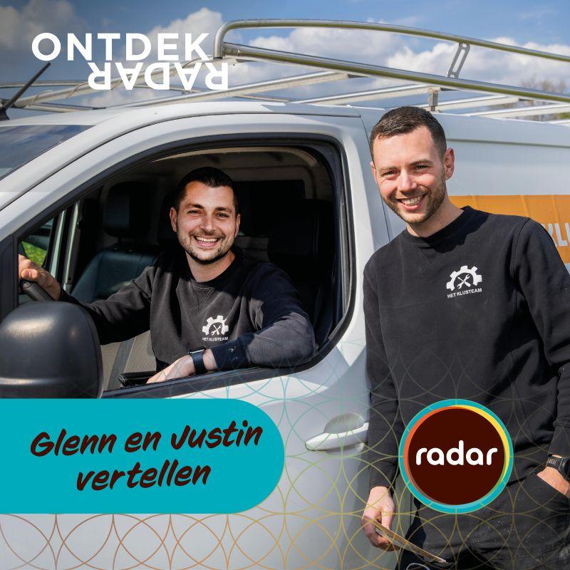 Glenn en Justin vertellen